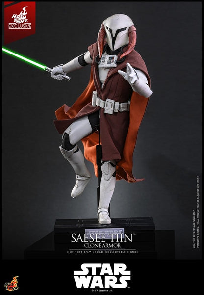 Star Wars: The Clone Wars Television Masterpiece Action Figure 1/6 Saesee Tiin (Clone Armor) (Hot Toys Exclusive) - Hot Toys Action Figures