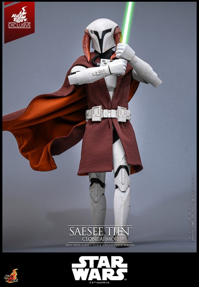 Star Wars: The Clone Wars Television Masterpiece Action Figure 1/6 Saesee Tiin (Clone Armor) (Hot Toys Exclusive)