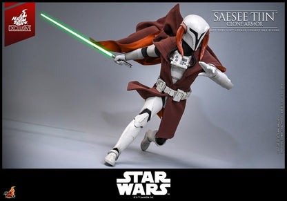 Star Wars: The Clone Wars Television Masterpiece Action Figure 1/6 Saesee Tiin (Clone Armor) (Hot Toys Exclusive) - Hot Toys Action Figures