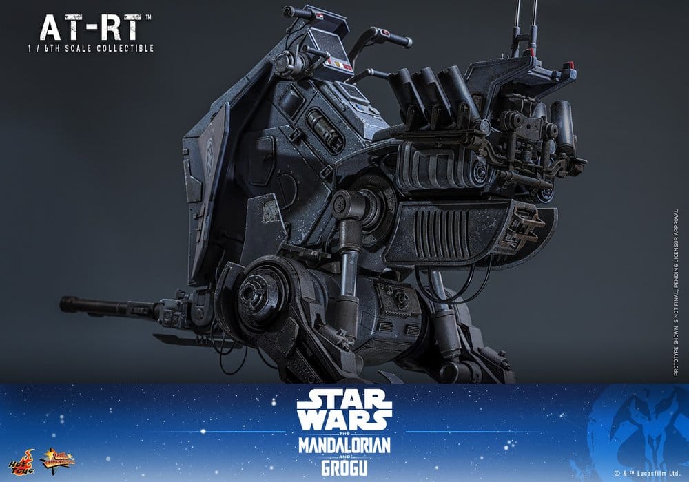 Star Wars: The Mandalorian & Grogu Movie Masterpiece Action Figure Set 1/6 Imperial Remnant AT-RT Driver & AT-RT 60 cm - Hot Toys Action Figures