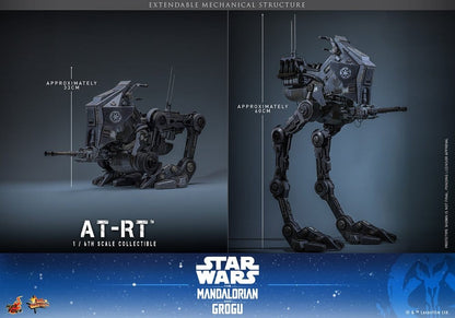 Star Wars: The Mandalorian & Grogu Movie Masterpiece Action Figure Set 1/6 Imperial Remnant AT-RT Driver & AT-RT 60 cm - Hot Toys Action Figures