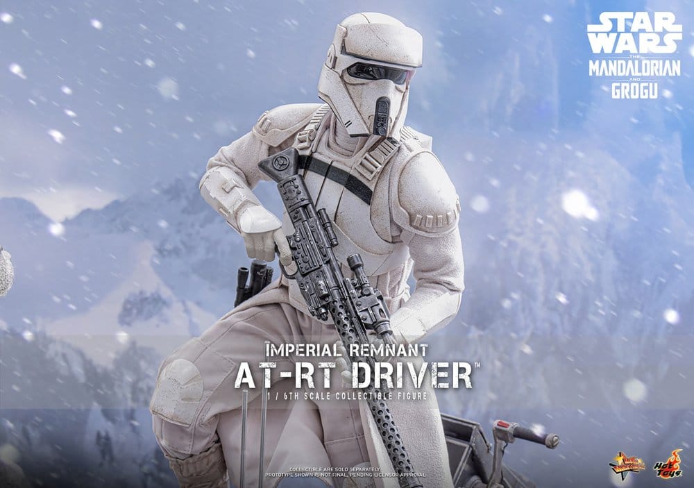 Star Wars: The Mandalorian & Grogu Movie Masterpiece Action Figure 1/6 Imperial Remnant AT-RT Driver 30 cm - Hot Toys Action Figures