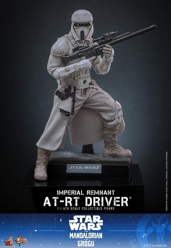 Star Wars: The Mandalorian & Grogu Movie Masterpiece Action Figure 1/6 Imperial Remnant AT-RT Driver 30 cm - Hot Toys Action Figures