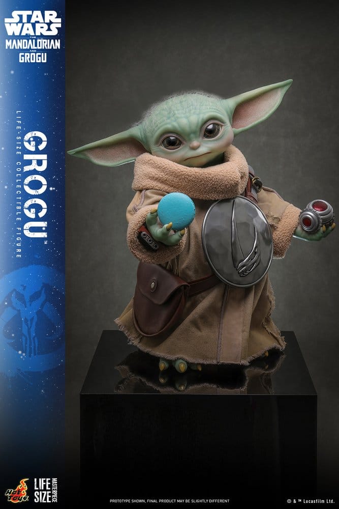 Star Wars: The Mandalorian & Grogu Life-Size Figure Grogu 38 cm - Hot Toys Action Figures