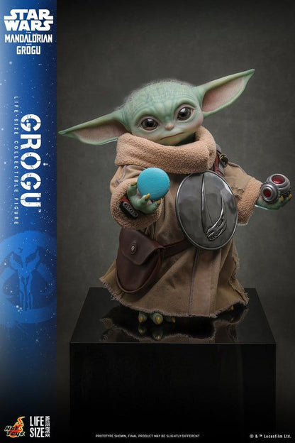 Star Wars: The Mandalorian & Grogu Life-Size Figure Grogu 38 cm - Hot Toys Action Figures