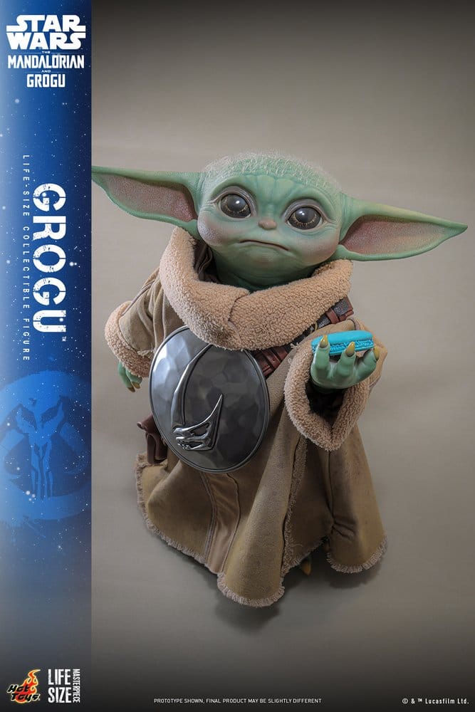 Star Wars: The Mandalorian & Grogu Life-Size Figure Grogu 38 cm - Hot Toys Action Figures
