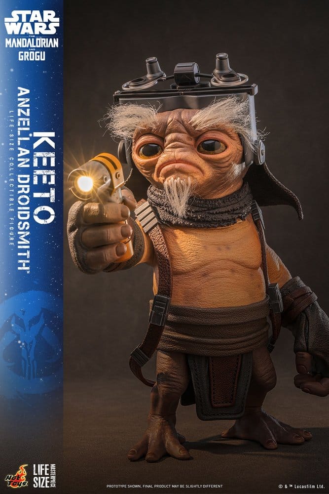 Star Wars: The Mandalorian & Grogu Life-Size Masterpiece Life-Size Figure Keeto (Anzellan Droidsmith) 26 cm - Hot Toys Lifesize Statues
