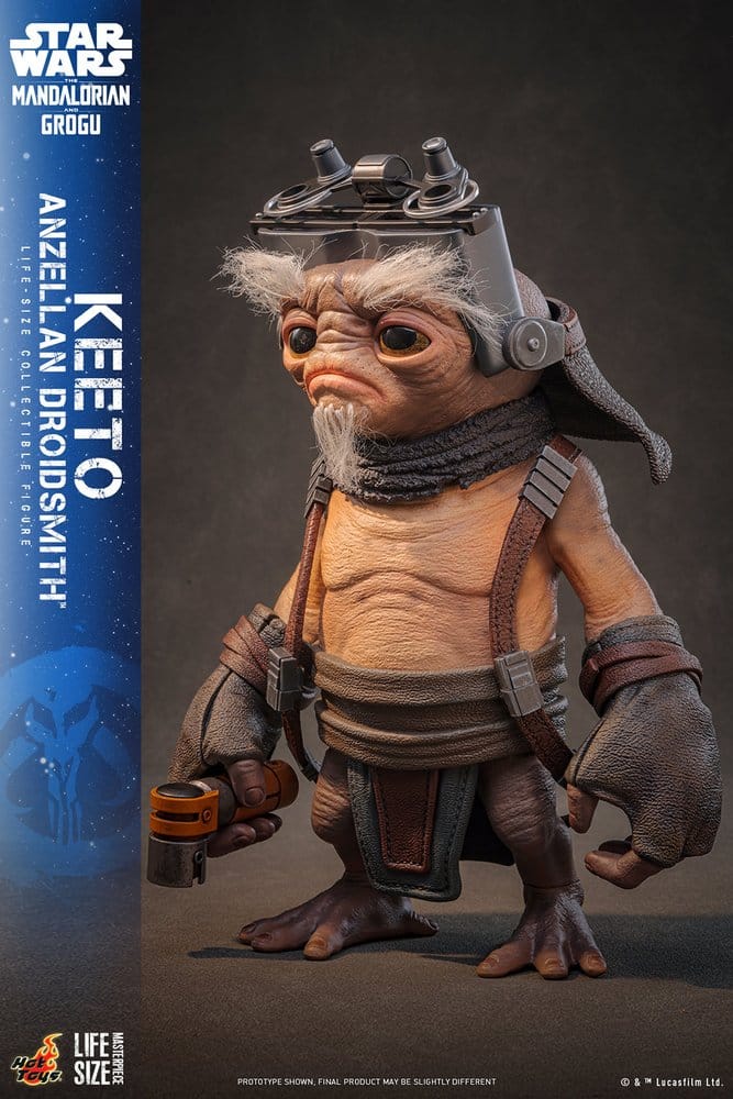 Star Wars: The Mandalorian & Grogu Life-Size Masterpiece Life-Size Figure Keeto (Anzellan Droidsmith) 26 cm - Hot Toys Lifesize Statues