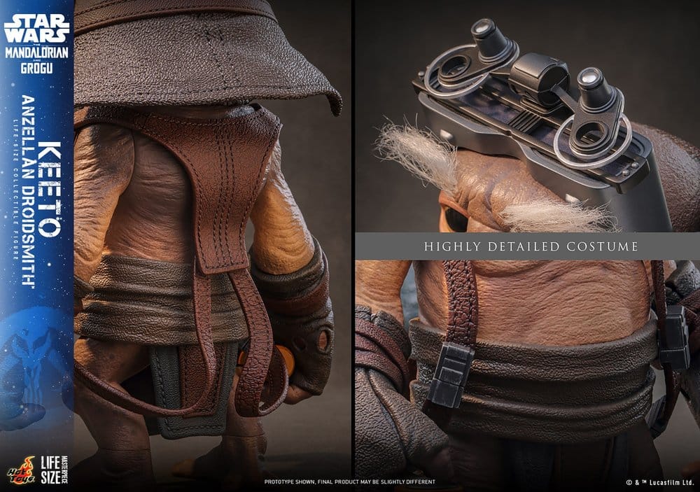Star Wars: The Mandalorian & Grogu Life-Size Masterpiece Life-Size Figure Keeto (Anzellan Droidsmith) 26 cm - Hot Toys Lifesize Statues