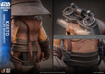 Star Wars: The Mandalorian & Grogu Life-Size Masterpiece Life-Size Figure Keeto (Anzellan Droidsmith) 26 cm - Hot Toys Lifesize Statues