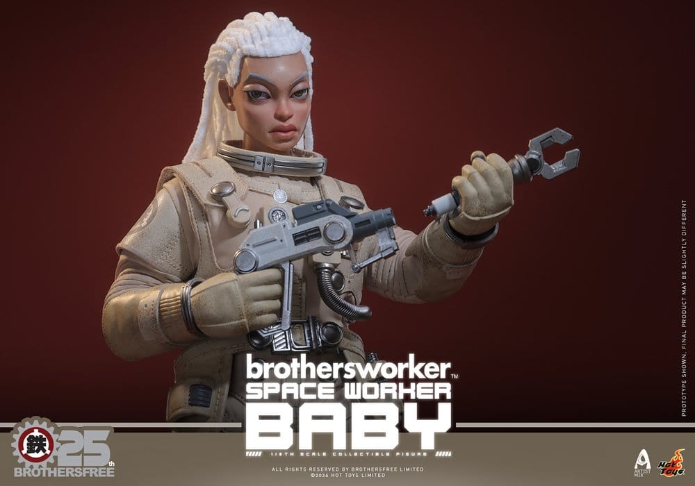 Brothersfree 1/6 Space Worker Baby (Brothersfree 25th Version) 28 cm - Hot Toys Action Figures
