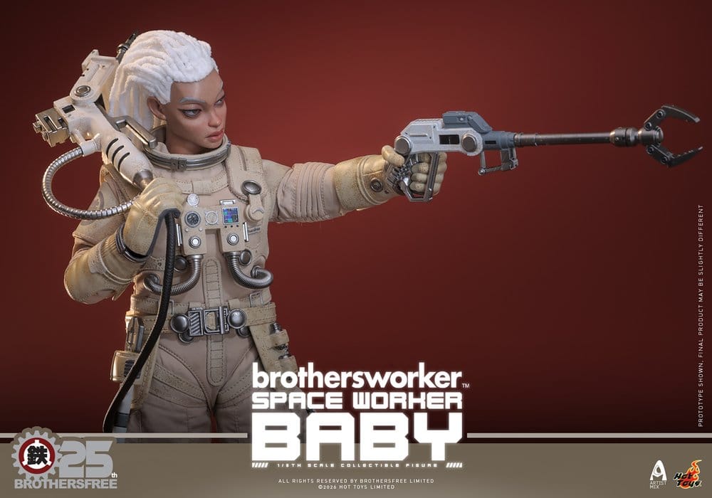 Brothersfree 1/6 Space Worker Baby (Brothersfree 25th Version) 28 cm - Hot Toys Action Figures