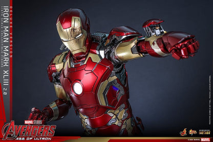 Avengers: Age of Ultron Movie Masterpiece Diecast Action Figure 1/6 Iron Man Mark XLIII (2.0) (Deluxe Version) 32 cm - Hot Toys Action Figures