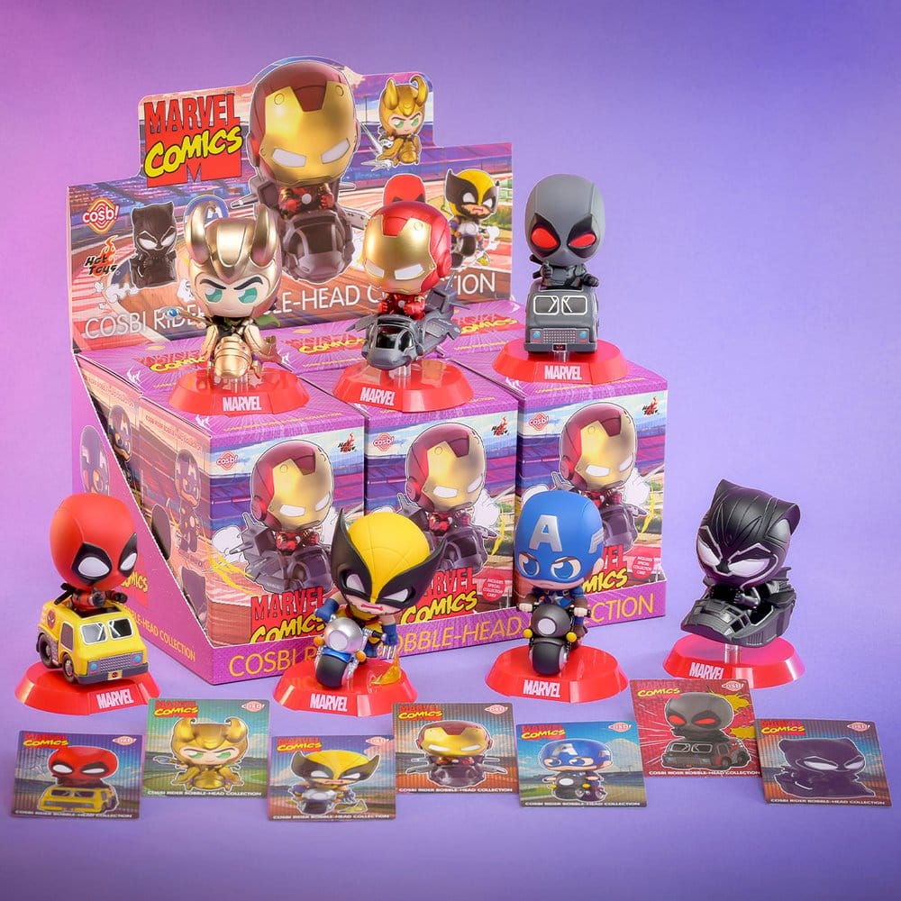Marvel Cosbi Rider Mini Figures Blind Box Display 8 - Hot Toys Blind Boxes