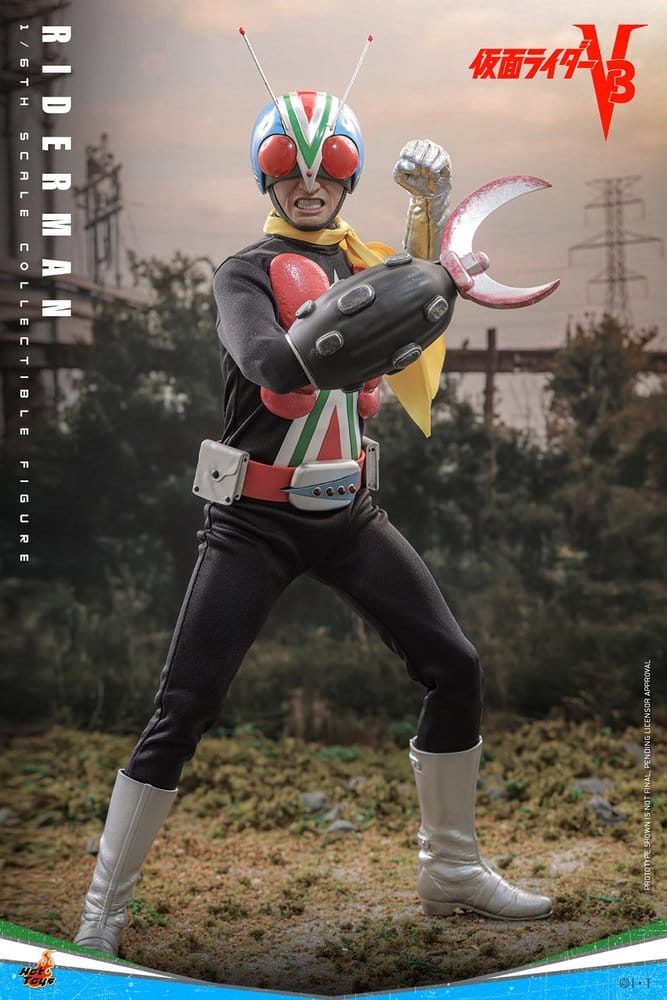 Kamen Rider Action Figure 1/6 Riderman 30 cm - Hot Toys Action Figures