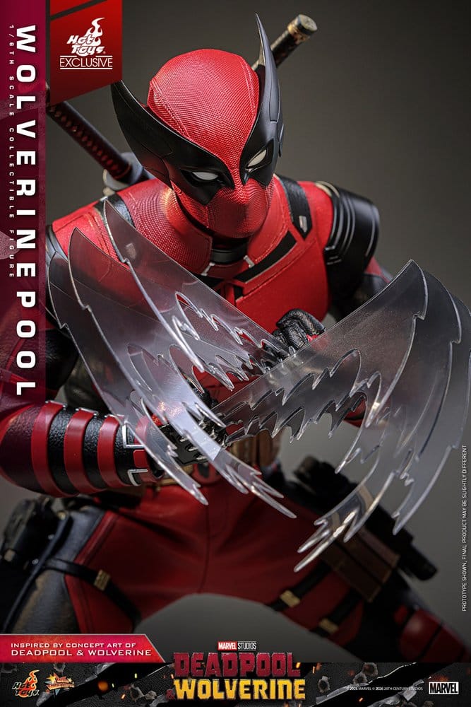 Deadpool & Wolverine Movie Masterpiece Action Figure 1/6 Wolverinepool Hot Toys Exclusive