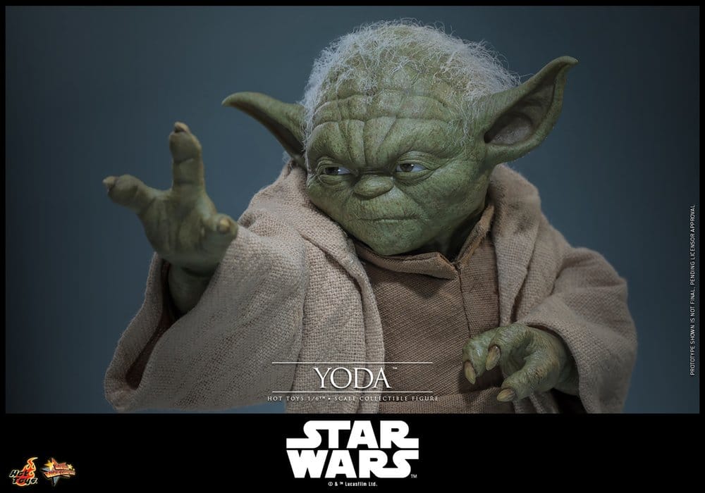 Star Wars: Revenge of the Sith Movie Masterpiece Action Figure 1/6 Yoda 14 cm - Hot Toys Action Figures