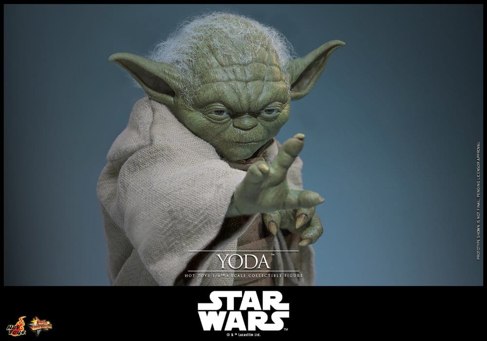 Star Wars: Revenge of the Sith Movie Masterpiece Action Figure 1/6 Yoda 14 cm - Hot Toys Action Figures