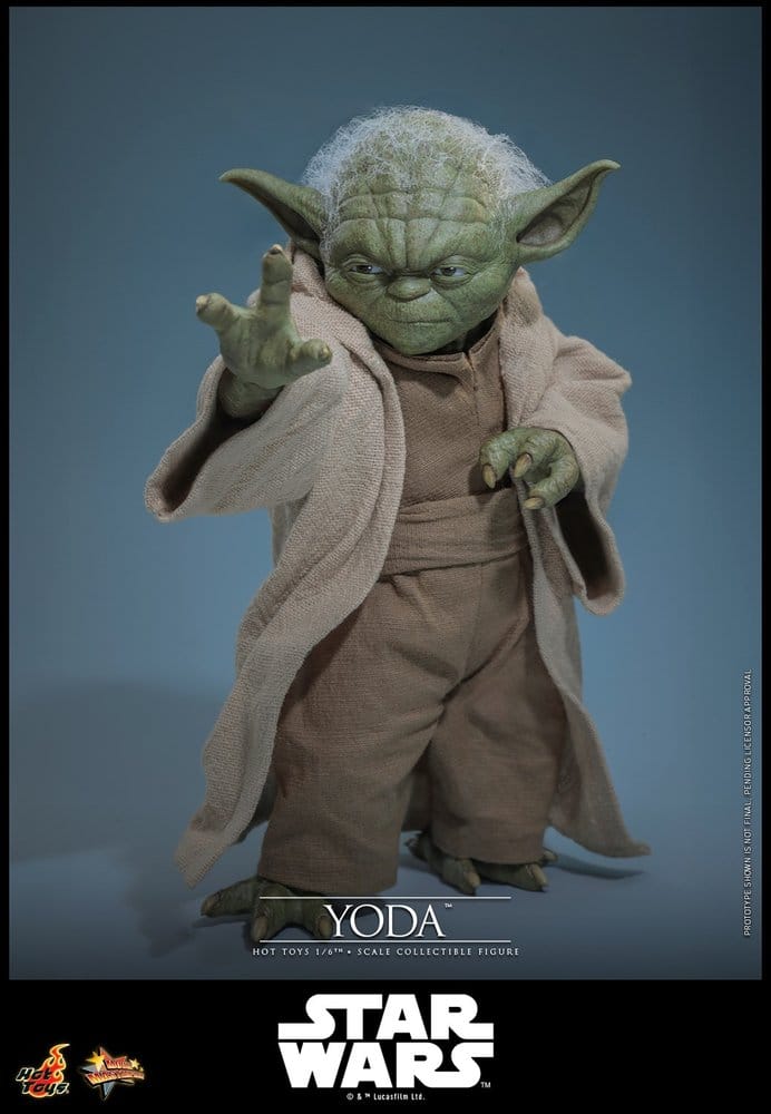 Star Wars: Revenge of the Sith Movie Masterpiece Action Figure 1/6 Yoda 14 cm - Hot Toys Action Figures