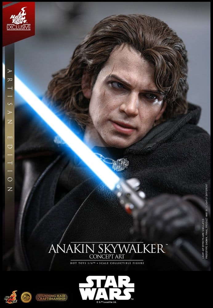 Star Wars Episode III: Revenge Of The Sith Movie Masterpiece Action Figure 1/6 Anakin Skywalker (Concept Art Version) (Artisan Edition) Hot Toys Exclusive