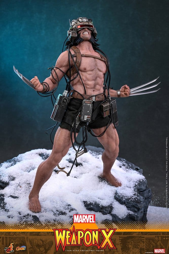 Marvel Comic Masterpiece Action Figure 1/6 Weapon X 31 cm - Hot Toys Action Figures