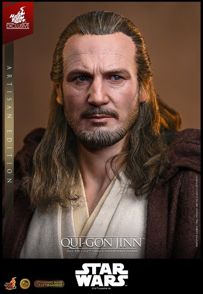 Star Wars: The Phantom Menace Movie Masterpiece Action Figure 1/6 Qui-Gon Jinn (Artisan Edition) Hot Toys Exclusive