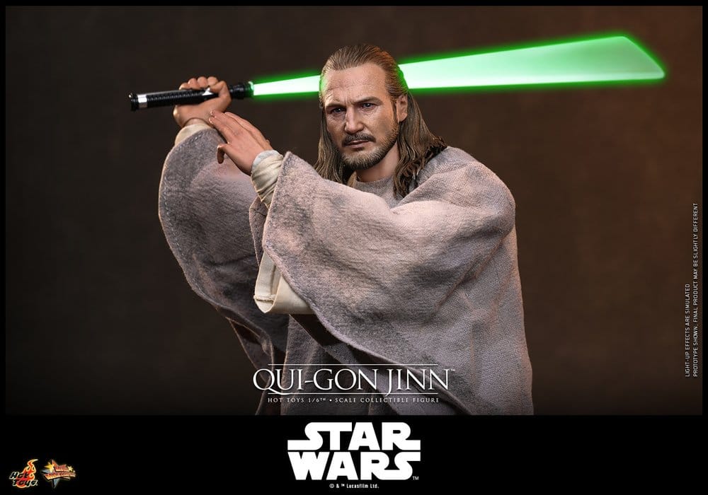 Star Wars Movie Masterpiece Action Figure 1/6 Qui-Gon Jinn (Collector Edition) 32 cm - Hot Toys Action Figures