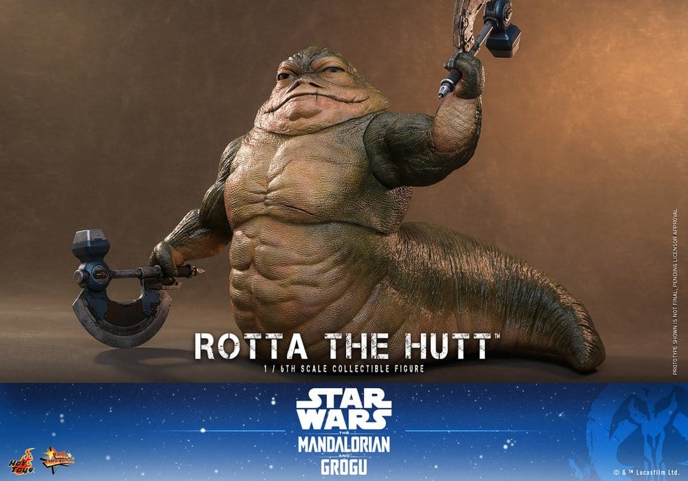 Star Wars Movie Masterpiece Action Figure 1/6 Rotta The Hutt 32 cm - Hot Toys Action Figures