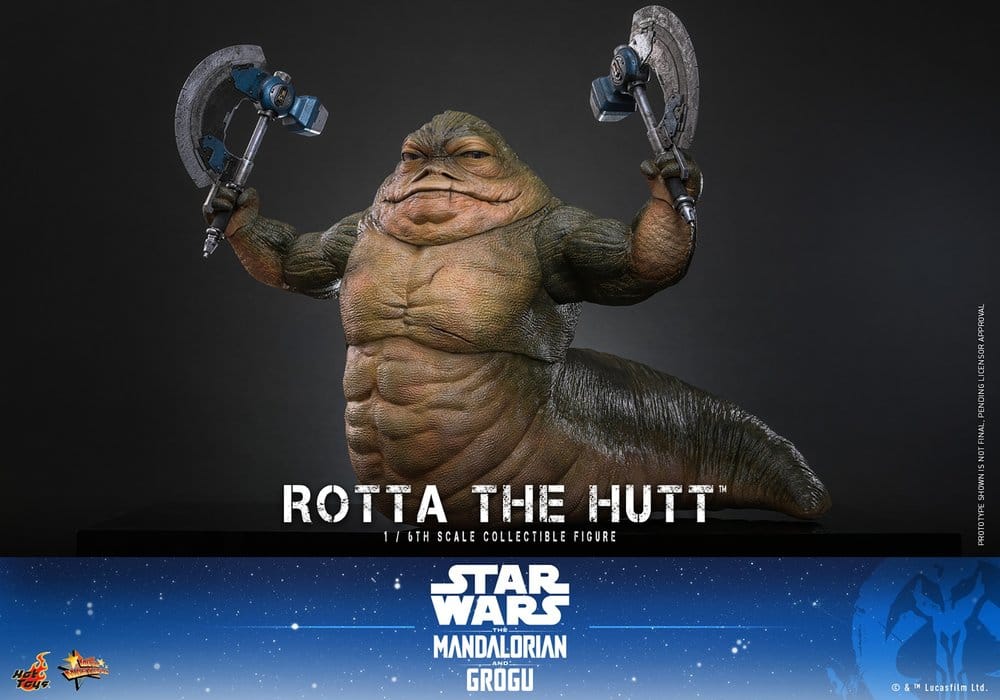 Star Wars Movie Masterpiece Action Figure 1/6 Rotta The Hutt 32 cm - Hot Toys Action Figures