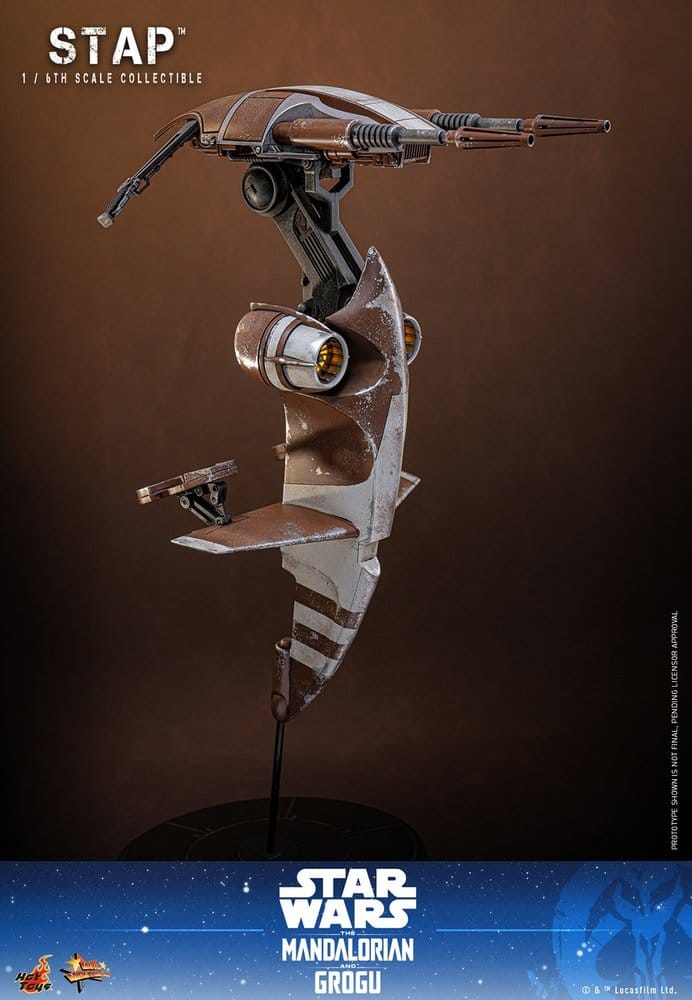Star Wars: The Mandalorian & Grogu Movie Masterpiece Accessory 1/6 STAP 32 cm - Hot Toys Action Figure Accessories