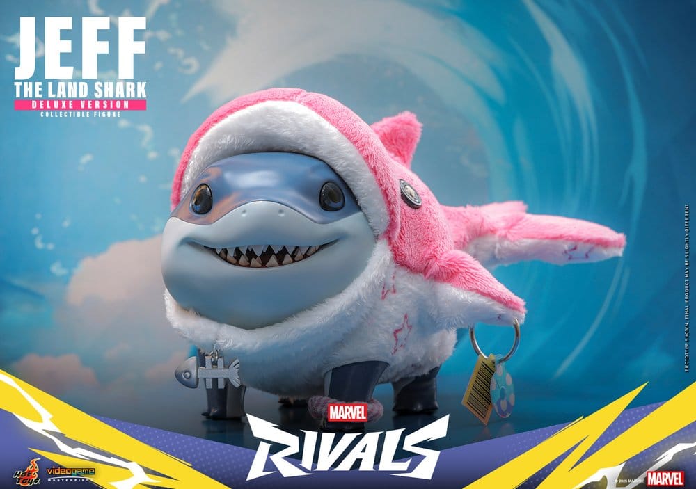 Marvel Rivals Videogame Masterpiece Series Action Figure Jeff the Land Shark (Deluxe Version) 11 cm - Hot Toys Action Figures