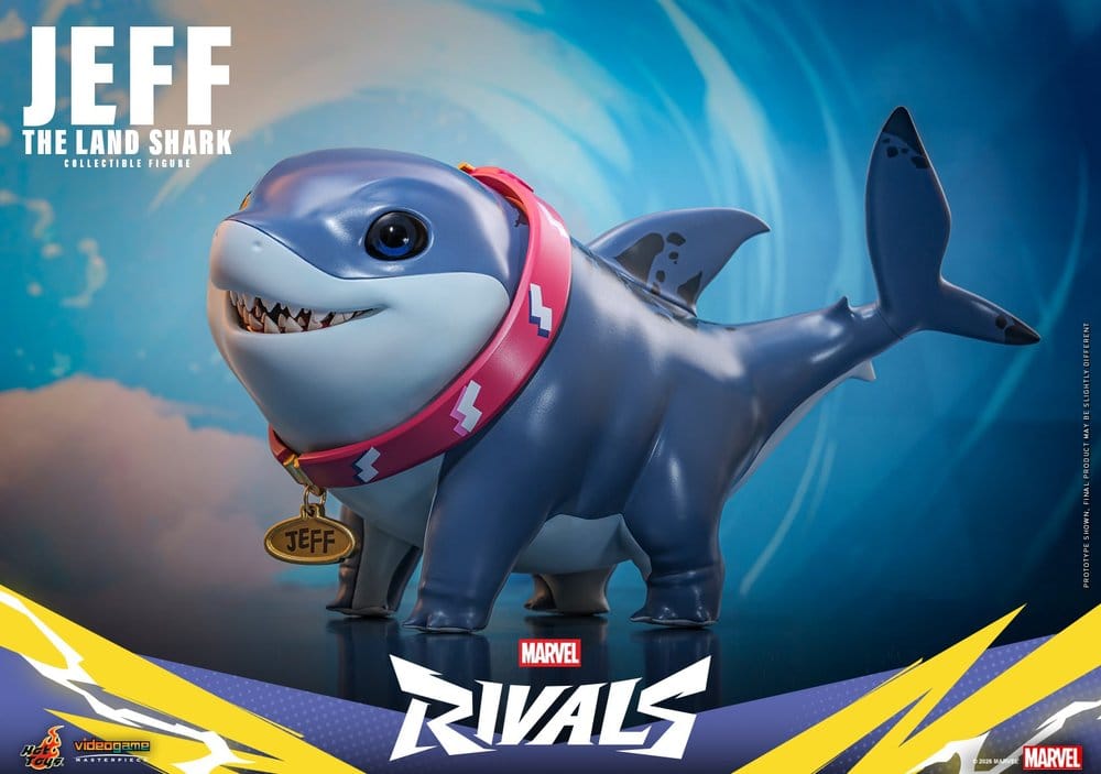 Marvel Rivals Videogame Masterpiece Series Action Figure Jeff the Land Shark 11 cm - Hot Toys Action Figures