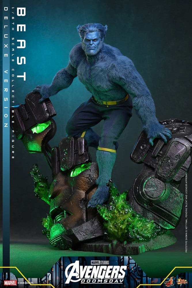 Marvel X-Men Movie Masterpiece Action Figure 1/6 Beast (Deluxe Version)