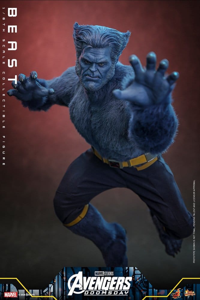 Marvel X-Men Movie Masterpiece Action Figure 1/6 Beast (Collector Edition)