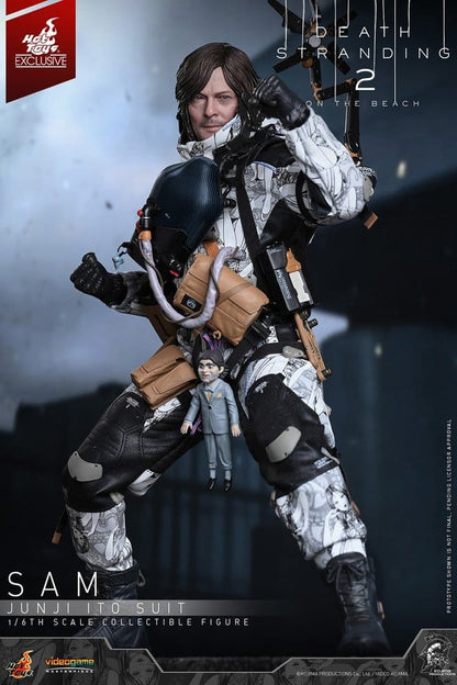 Death Stranding Action Figure 1/6 Sam Porter Bridges (Junji Ito Suit) Exclusive - Hot Toys Action Figures