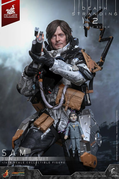 Death Stranding Action Figure 1/6 Sam Porter Bridges (Junji Ito Suit) Exclusive - Hot Toys Action Figures