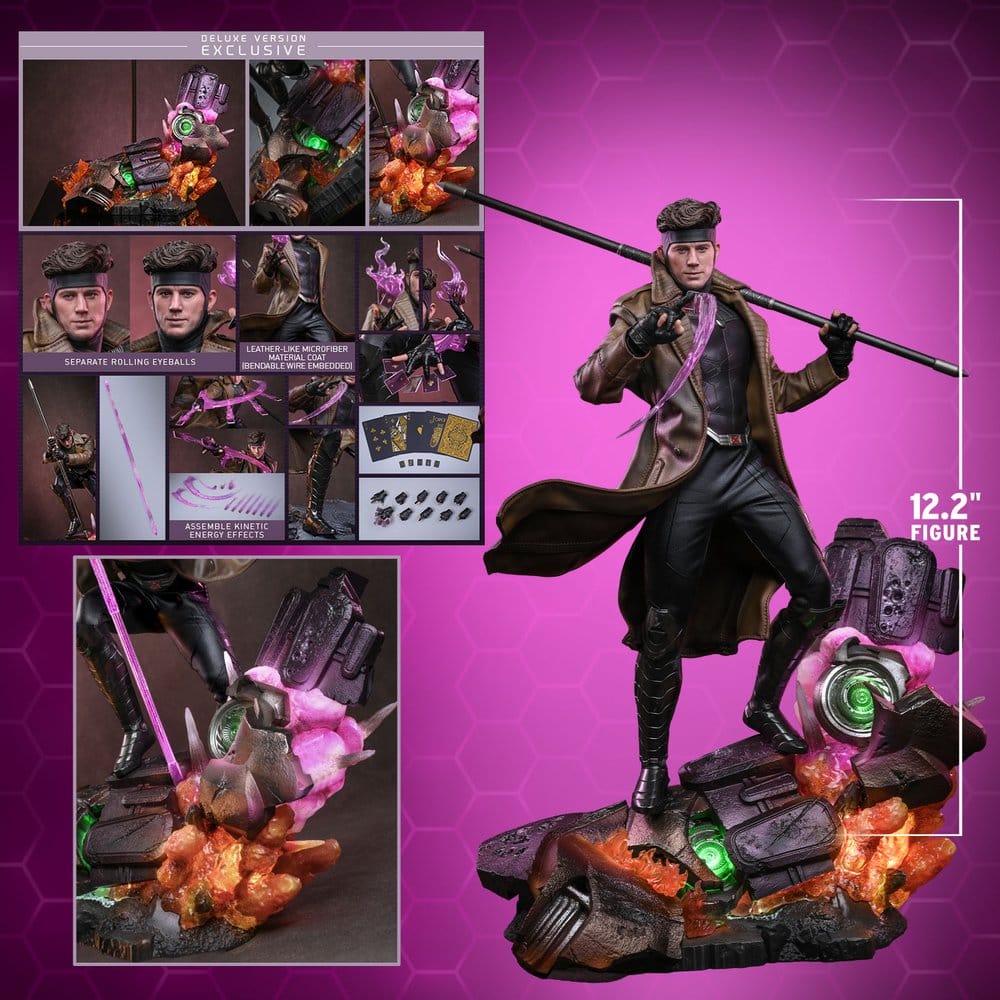 Avengers: Doomsday Movie Masterpiece Action Figure 1/6 Gambit (Deluxe Version) 31 cm - Hot Toys Action Figures