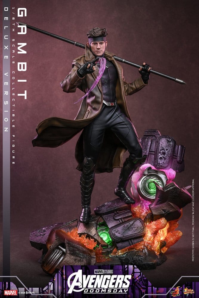 Avengers: Doomsday Movie Masterpiece Action Figure 1/6 Gambit (Deluxe Version) 31 cm - Hot Toys Action Figures