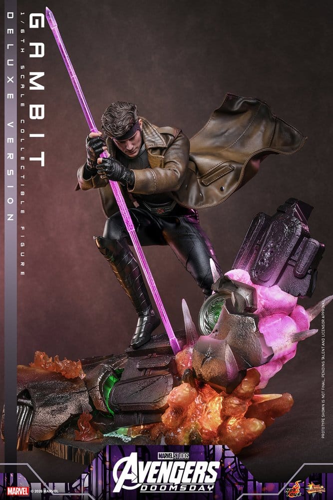 Avengers: Doomsday Movie Masterpiece Action Figure 1/6 Gambit (Deluxe Version) 31 cm - Hot Toys Action Figures