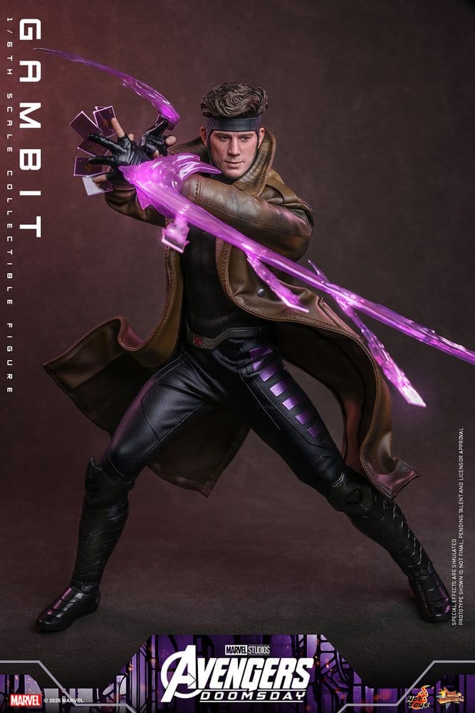 Avengers: Doomsday Movie Masterpiece Action Figure 1/6 Gambit 31 cm - Hot Toys Action Figures
