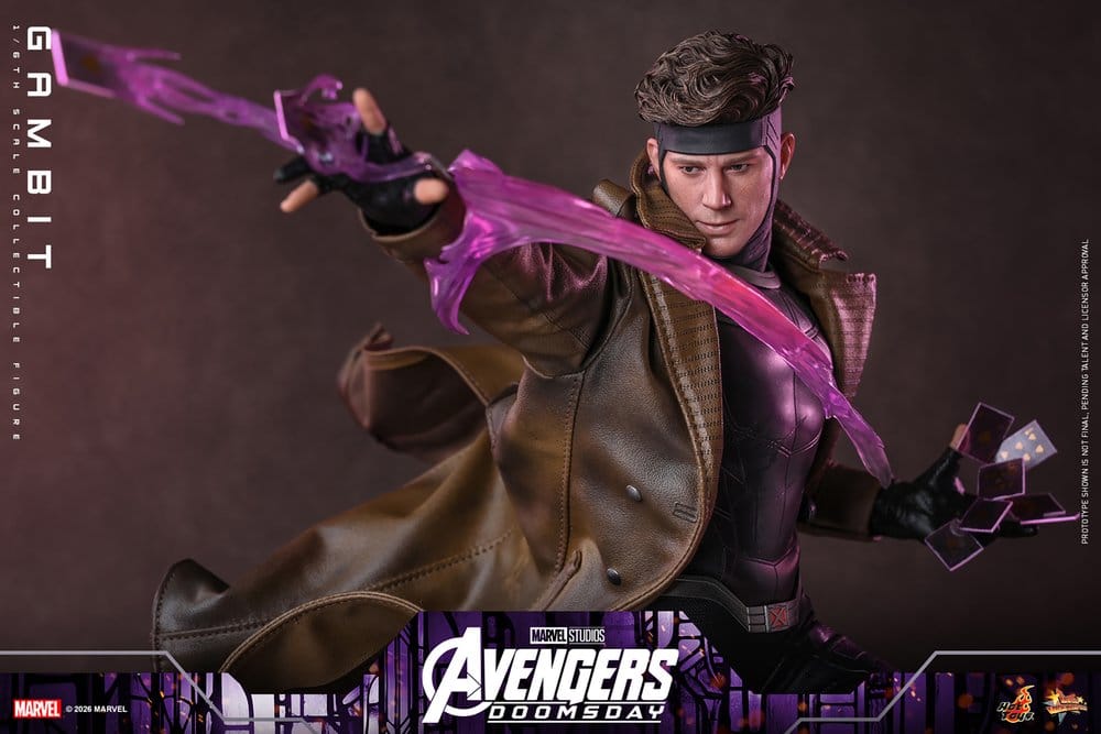 Avengers: Doomsday Movie Masterpiece Action Figure 1/6 Gambit 31 cm - Hot Toys Action Figures