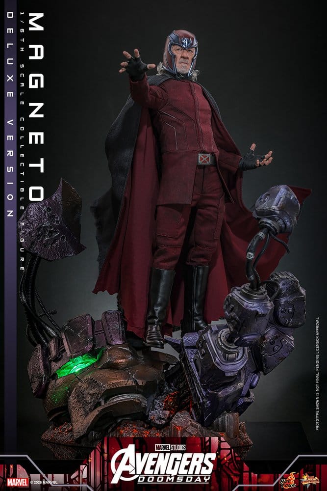 Avengers: Doomsday Movie Masterpiece Action Figure 1/6 Magneto (Deluxe Version) 30 cm - Hot Toys Action Figures