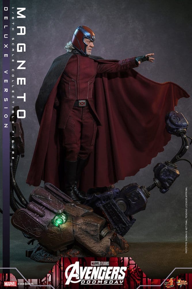 Avengers: Doomsday Movie Masterpiece Action Figure 1/6 Magneto (Deluxe Version) 30 cm - Hot Toys Action Figures