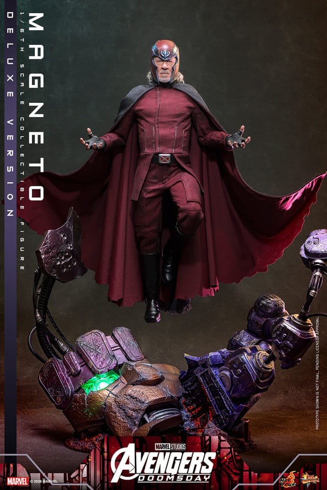 Avengers: Doomsday Movie Masterpiece Action Figure 1/6 Magneto (Deluxe Version) 30 cm - Hot Toys Action Figures