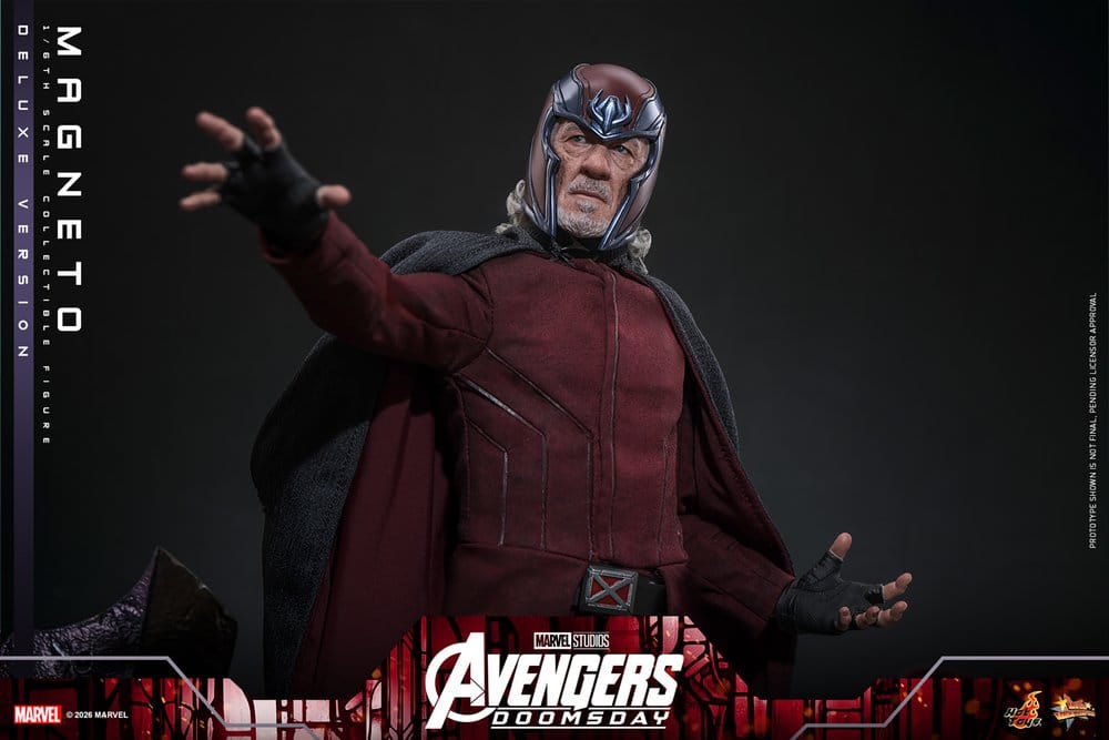 Avengers: Doomsday Movie Masterpiece Action Figure 1/6 Magneto (Deluxe Version) 30 cm - Hot Toys Action Figures
