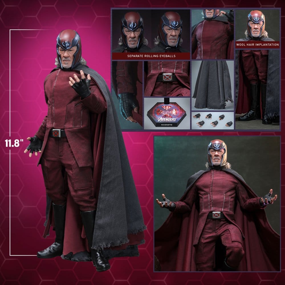 Avengers: Doomsday Movie Masterpiece Action Figure 1/6 Magneto 30 cm - Hot Toys Action Figures