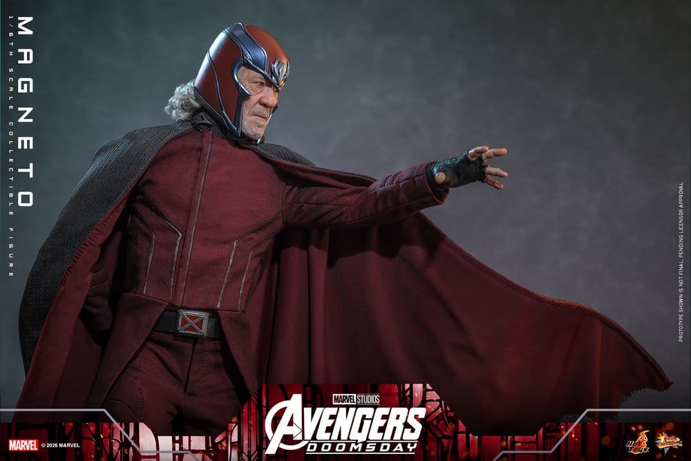Avengers: Doomsday Movie Masterpiece Action Figure 1/6 Magneto 30 cm - Hot Toys Action Figures