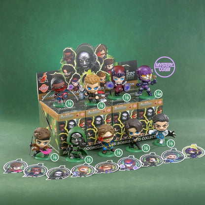Marvel Cosbi Minifigures Avengers: Doomsday Blind Box Display (8) - Hot Toys Blind Boxes