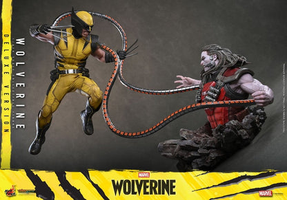 Marvel Video Game Masterpiece Action Figure 1/6 Wolverine (Deluxe Version) - Hot Toys Action Figures