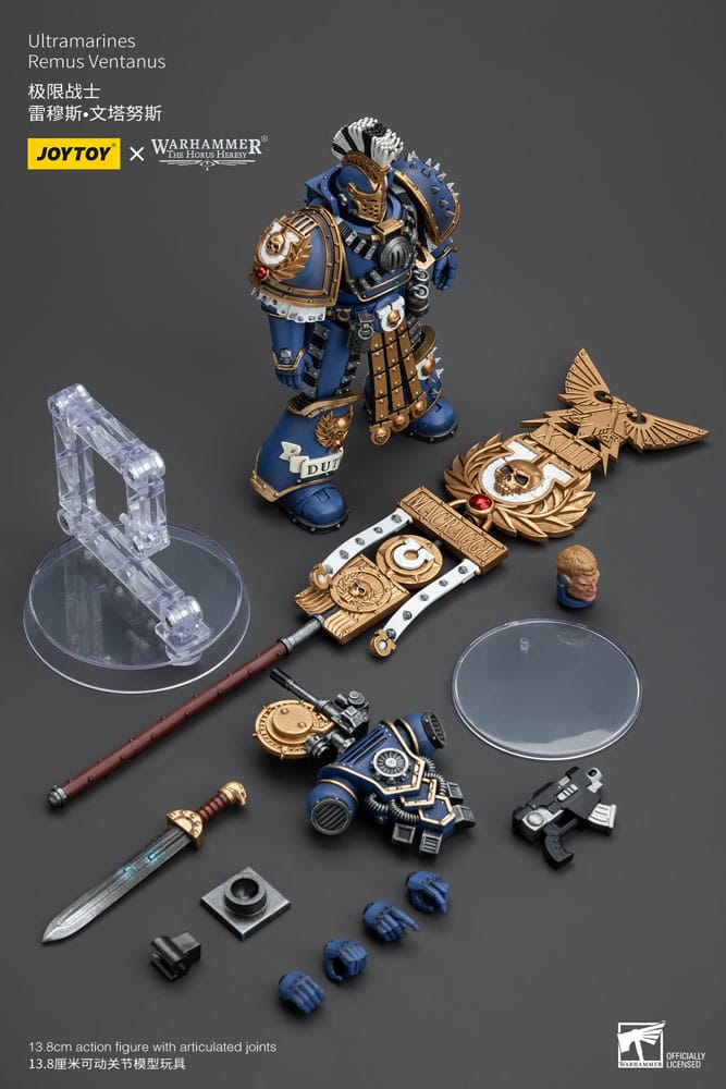 Warhammer The Horus Heresy Action Figure 1/18 Ultramarines Remus Ventanus 14 cm - Joy Toy Action Figures
